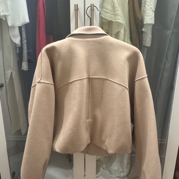 Zara Tan Bomber Jacket - Picture 4 of 4